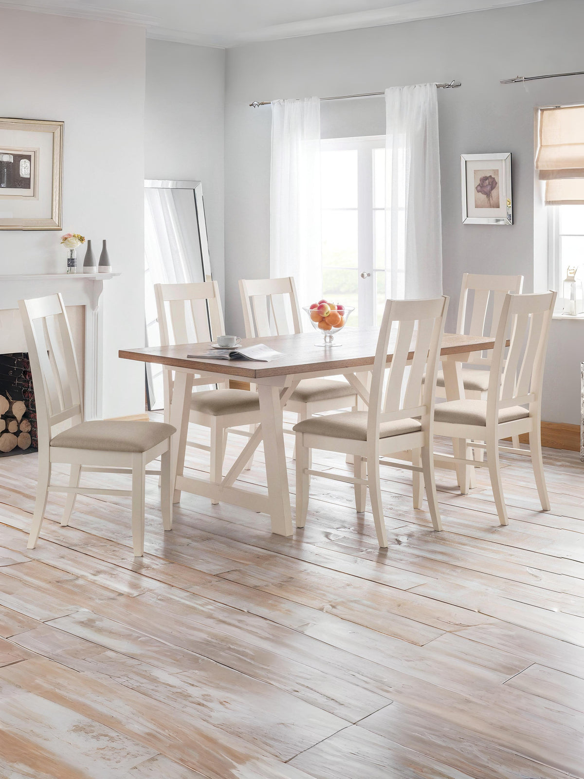 Pembroke Dining Chairs - Ivory (Set Of 2)