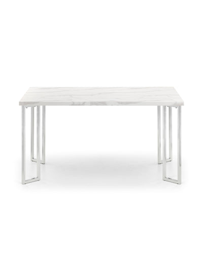 Positano Marble & Chrome Dining Table