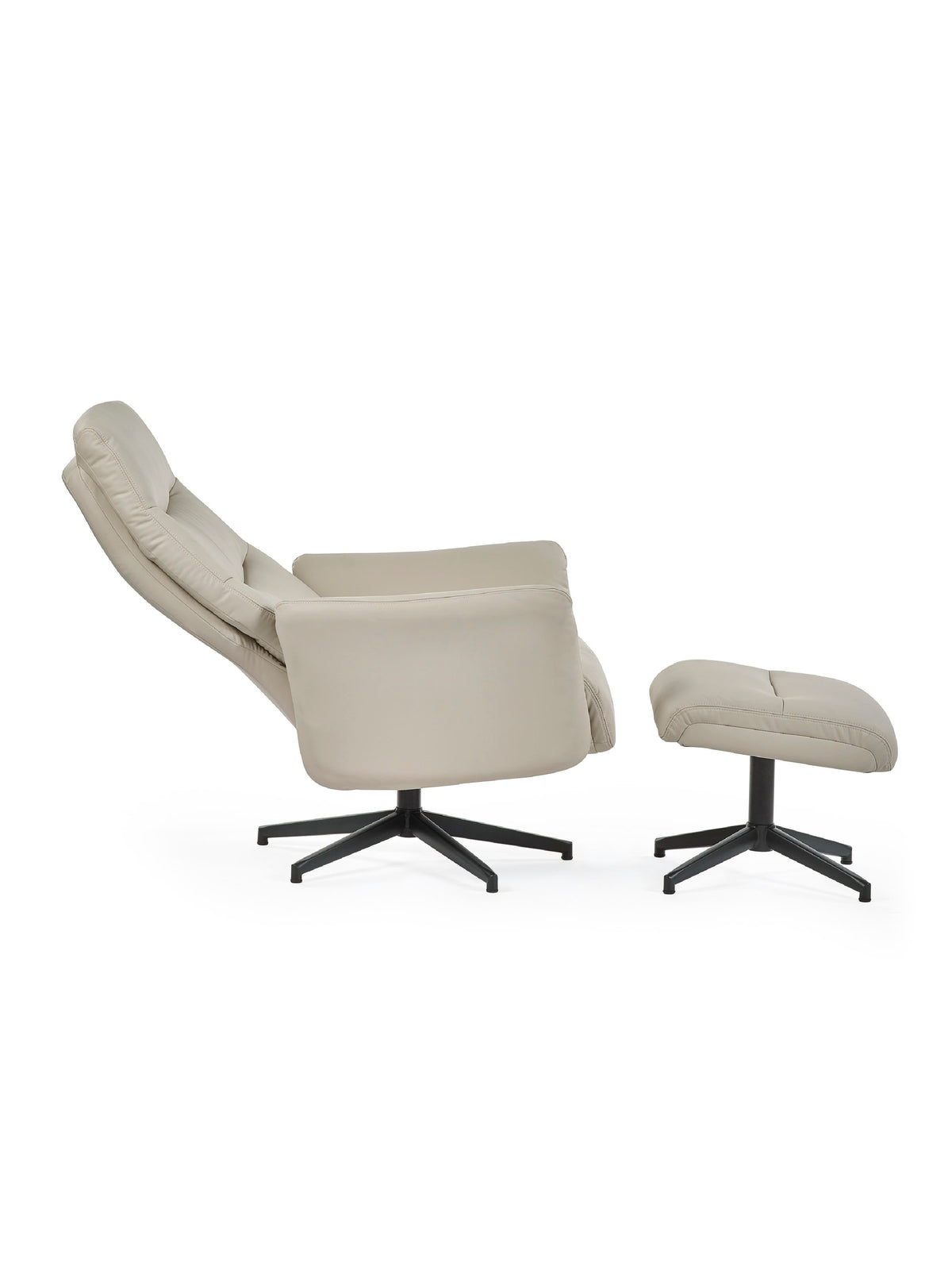 Priya Chair and Stool - Grey