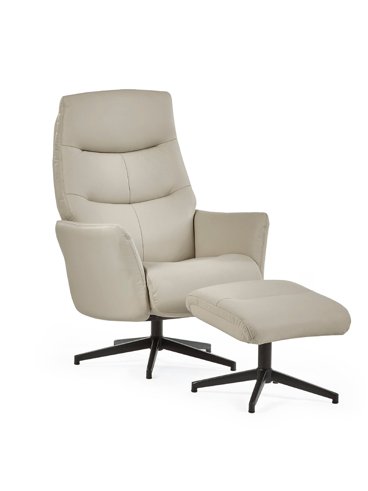 Priya Chair and Stool - Grey