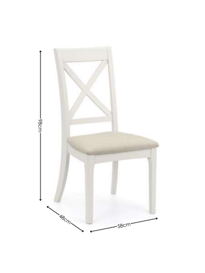 Provence Dining Chairs - Grey (Set Of 2)