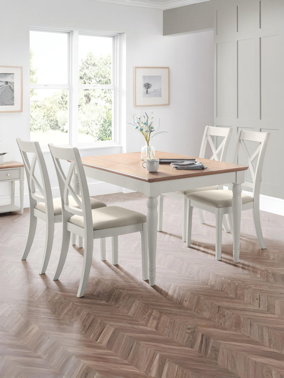 Provence Dining Chairs - Grey (Set Of 2)