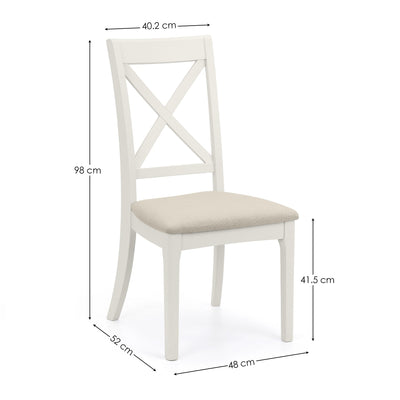 Provence Dining Chairs - Grey (Set Of 2) – Julian Bowen, view 4