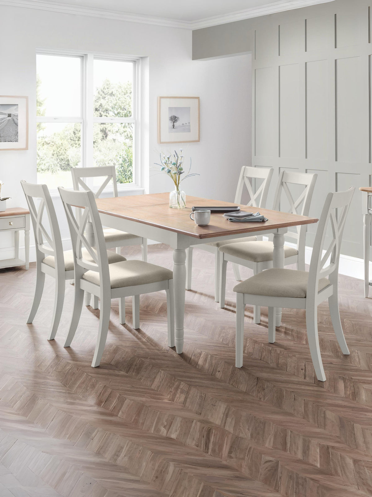 Provence Dining Chairs - Grey (Set Of 2)