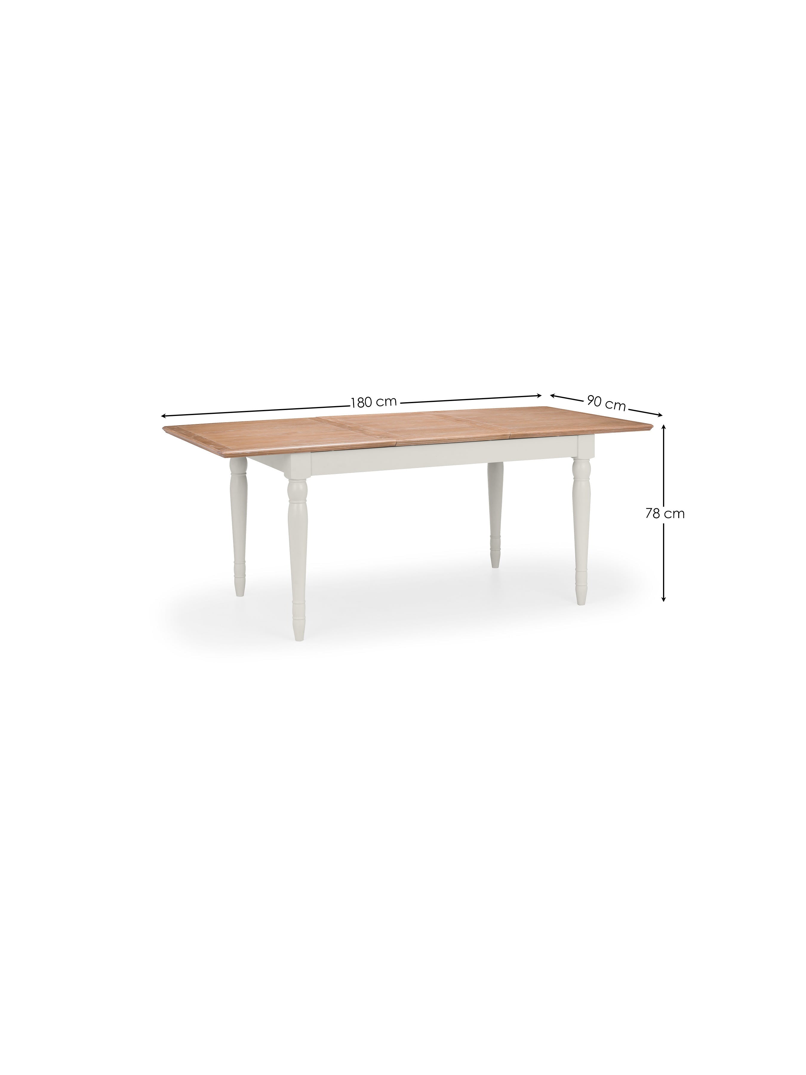 Provence Table and 4 Provence Chairs – Limed Oak/Grey