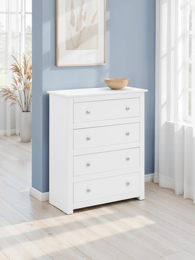Radley 4 Drawer Chest - Surf White