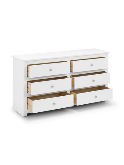 Radley 6 Drawer Chest - Surf White