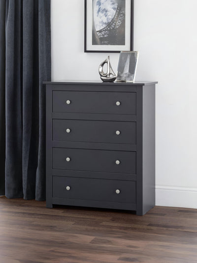 Radley 4 Drawer Chest - Anthracite