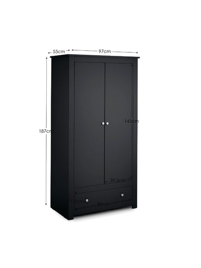 Radley Wardrobe - Anthracite