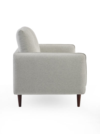 Remy 3 Seater Light Grey Fabric Sofa
