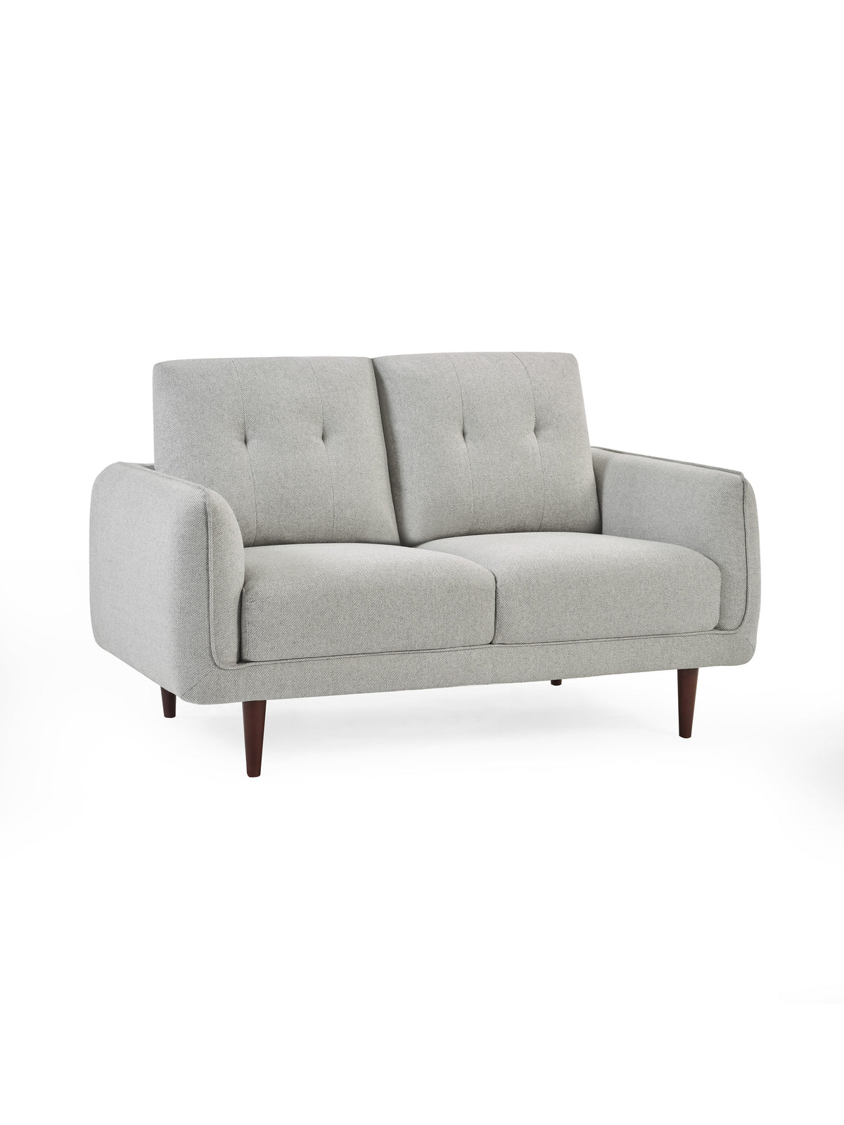 Remy 2 Seater Light Grey Fabric Sofa
