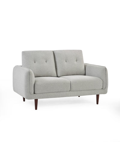 Remy 2 Seater Light Grey Fabric Sofa