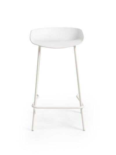 Renzo Bar Stool White (Set Of 2)