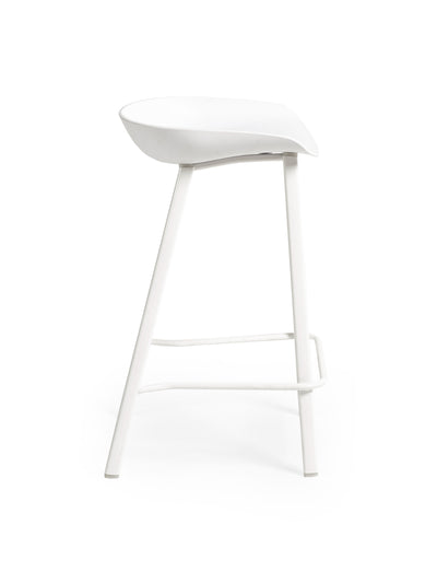 Renzo Bar Stool White (Set Of 2)