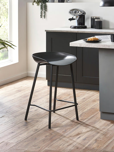 Renzo Bar Stool Black (Set of 2)