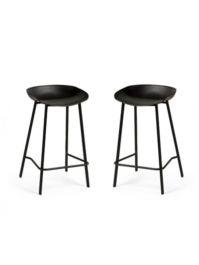 Renzo Bar Stool Black (Set of 2)
