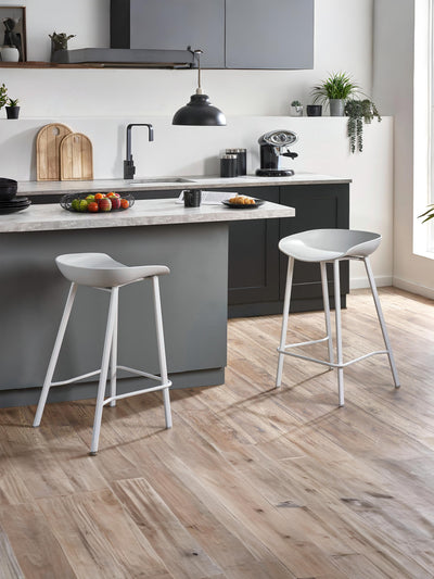Renzo Bar Stool Grey (Set Of 2)