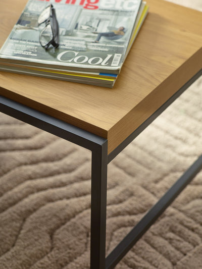 Reuben 110cm Tray Coffee Table – Oak Effect