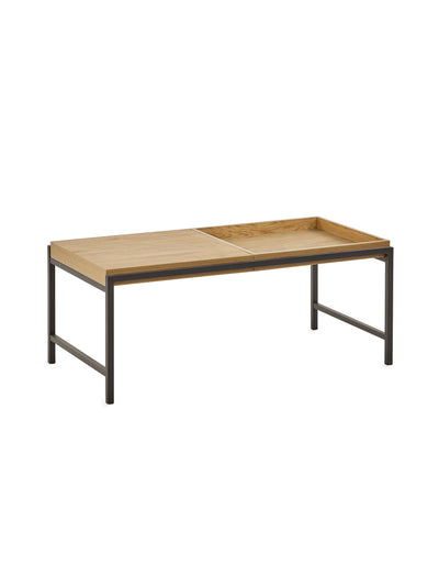 Reuben 110cm Tray Coffee Table – Oak Effect