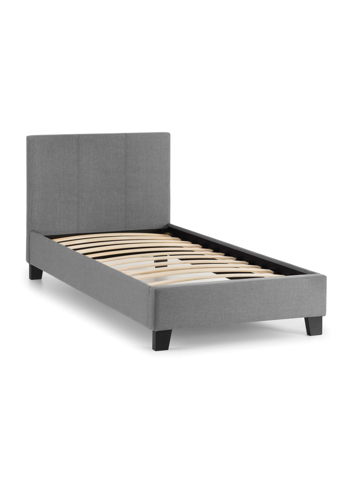 Rialto Light Grey Linen Bed - Grey Linen
