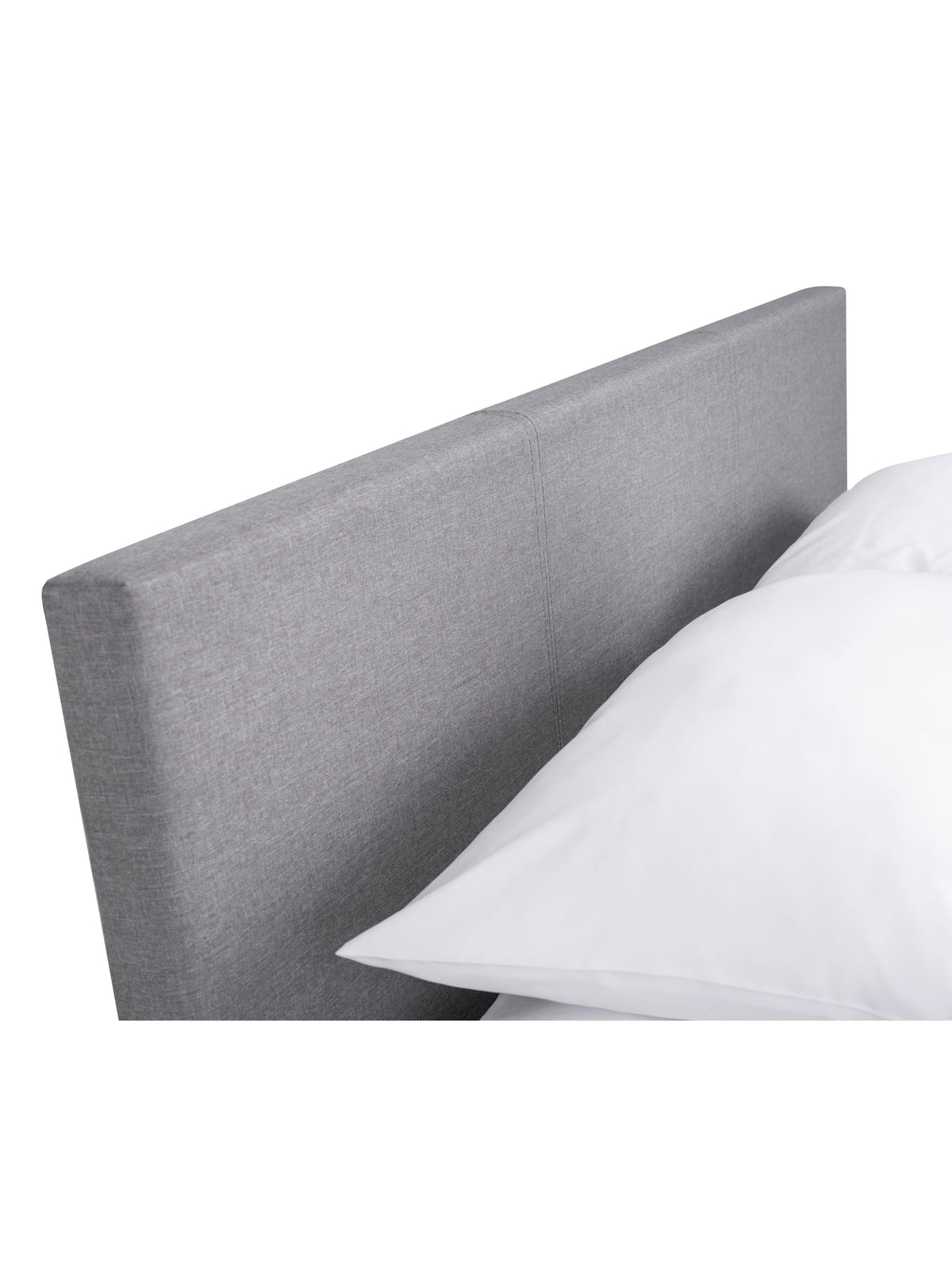 Rialto Lift-Up Storage Bed In Linen Fabric - Light Grey