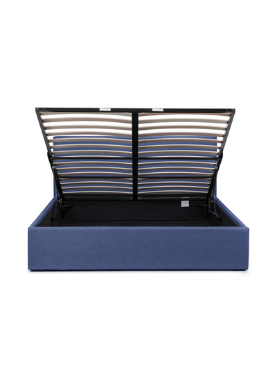 Rialto Lift-Up Storage Bed - Blue Linen