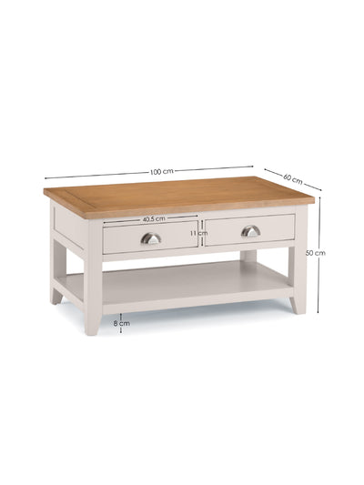 Richmond Coffee Table With 2 Drawers