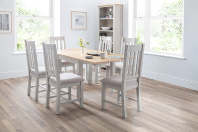 Richmond Dining Chairs - Grey (Set Of 2) – Julian Bowen, view 2