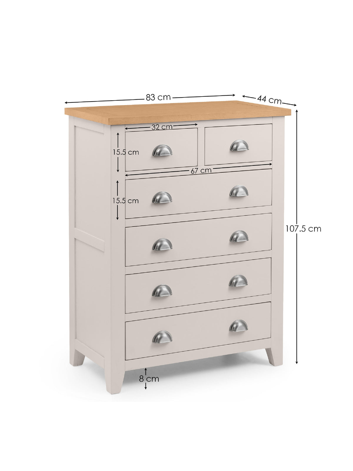 Richmond 4+2 Drawer Chest