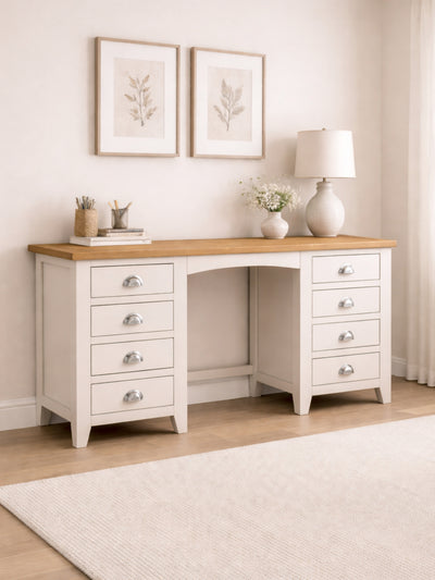 Richmond Twin Pedestal Dressing Table