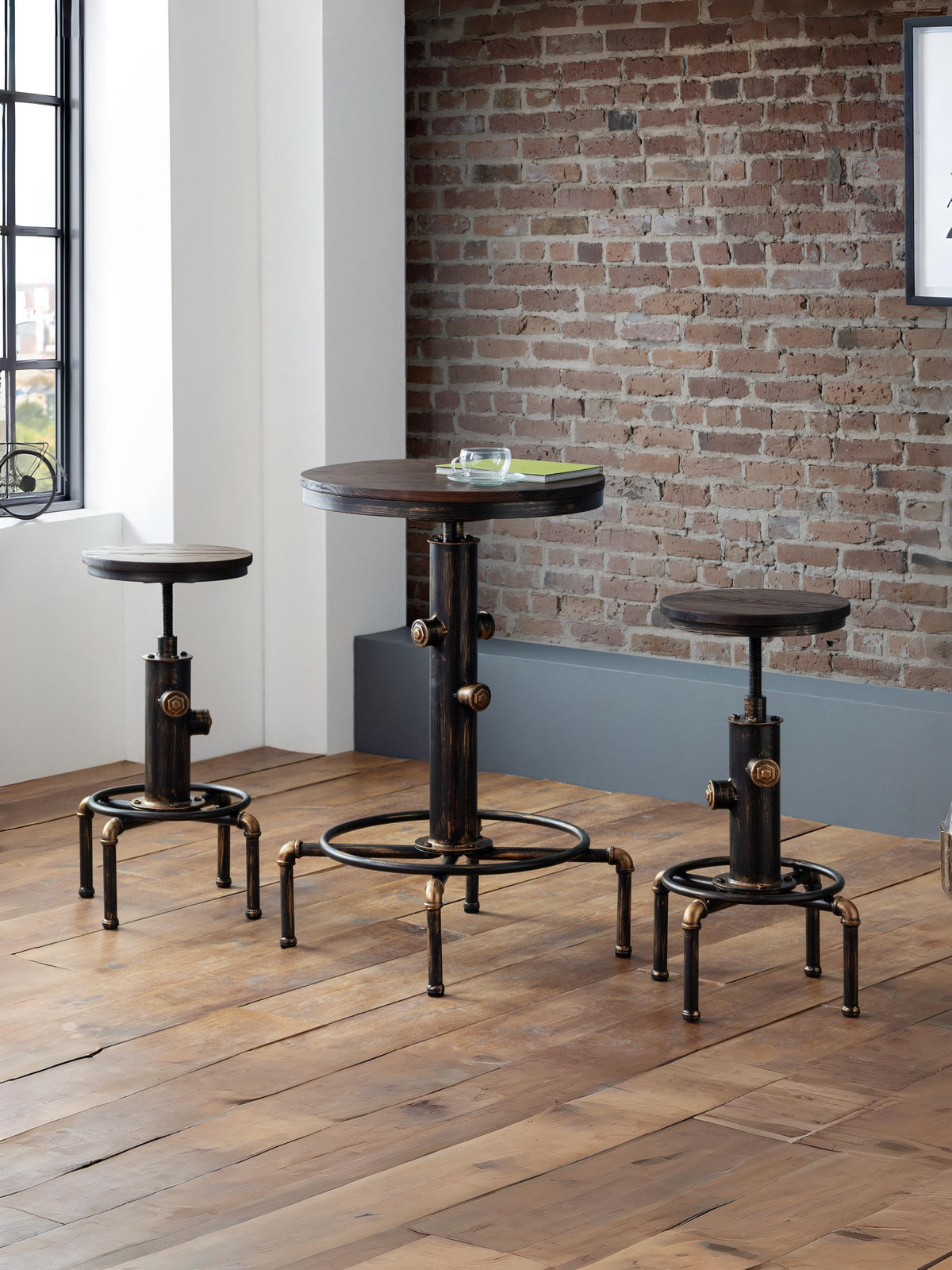 Rockport Pipework Bar Stool