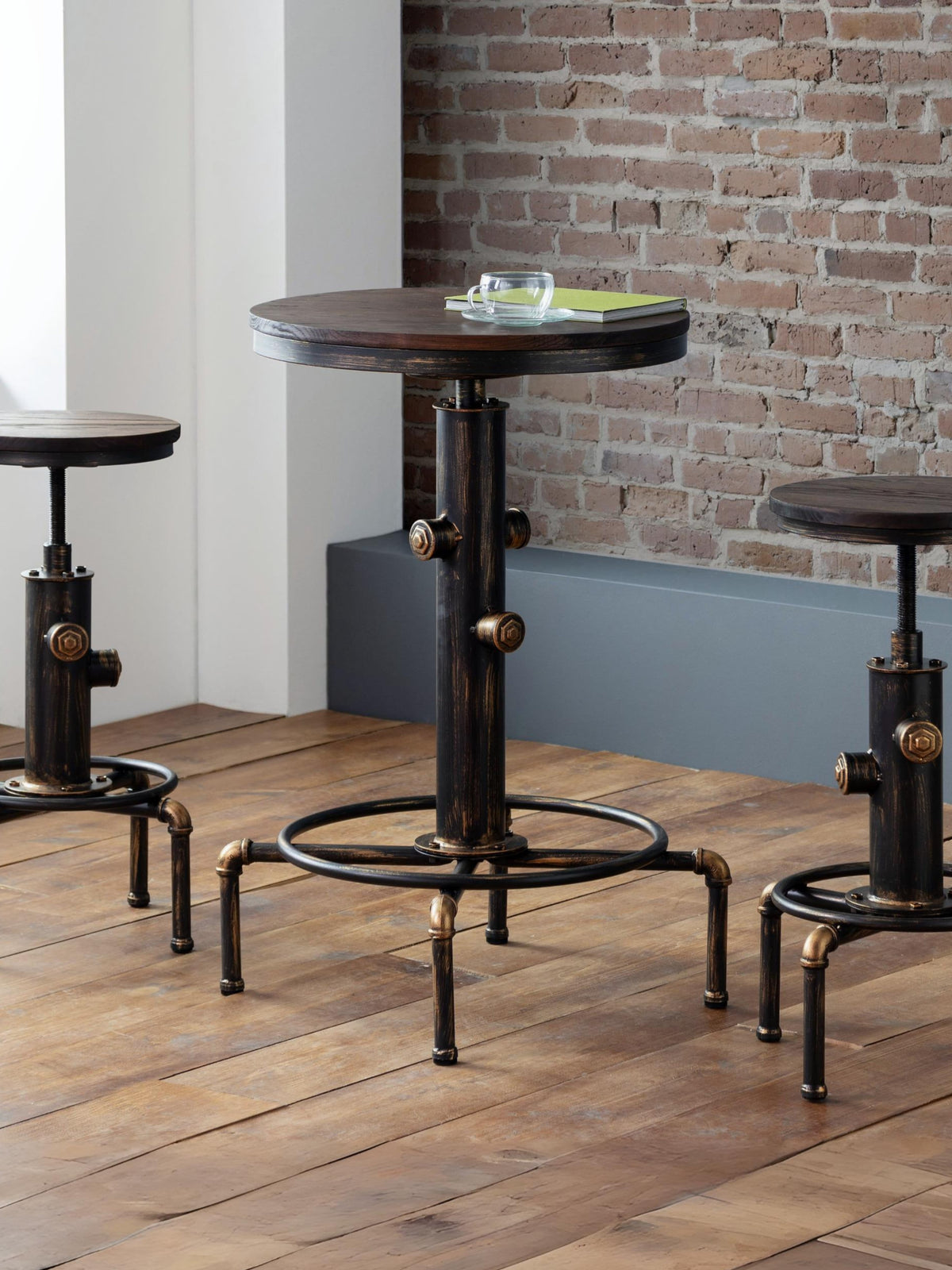 Rockport Pipework Bar Table