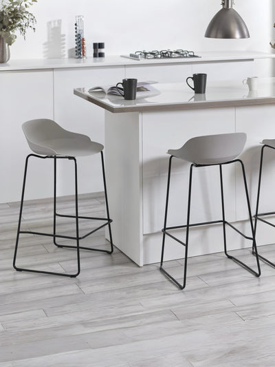 Rocco Stools - Light Grey (Set Of 2)