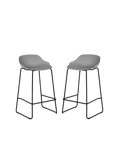 Rocco Stools - Light Grey (Set Of 2)