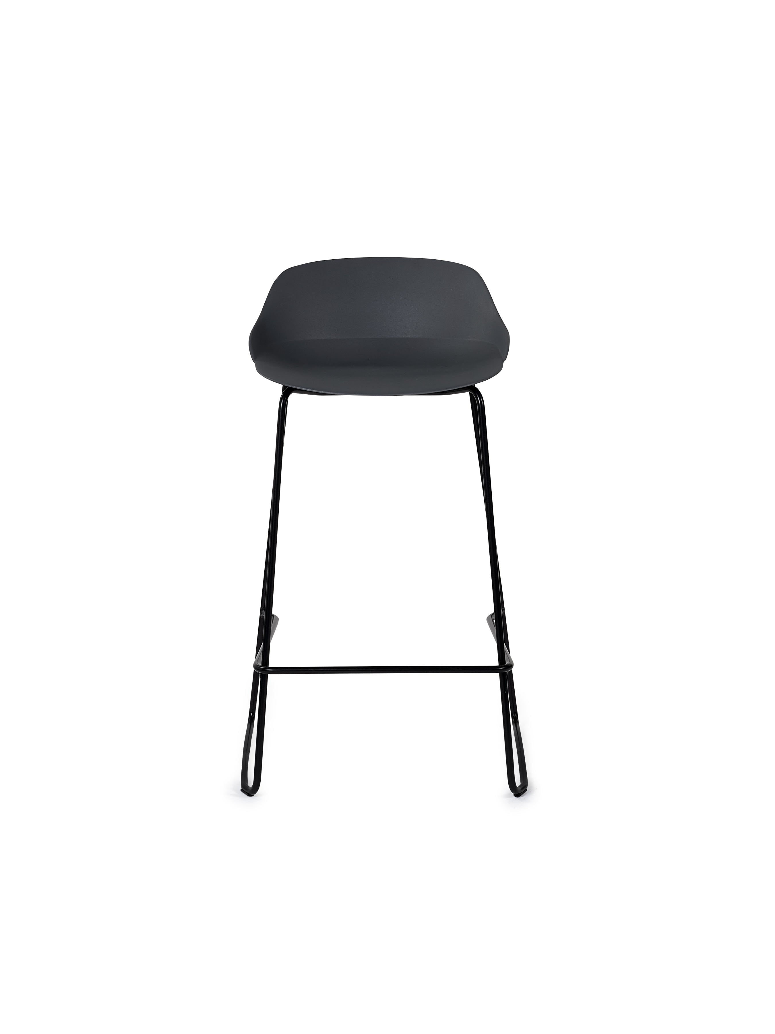 Set Of 2 Rocco Stools – Dark Grey