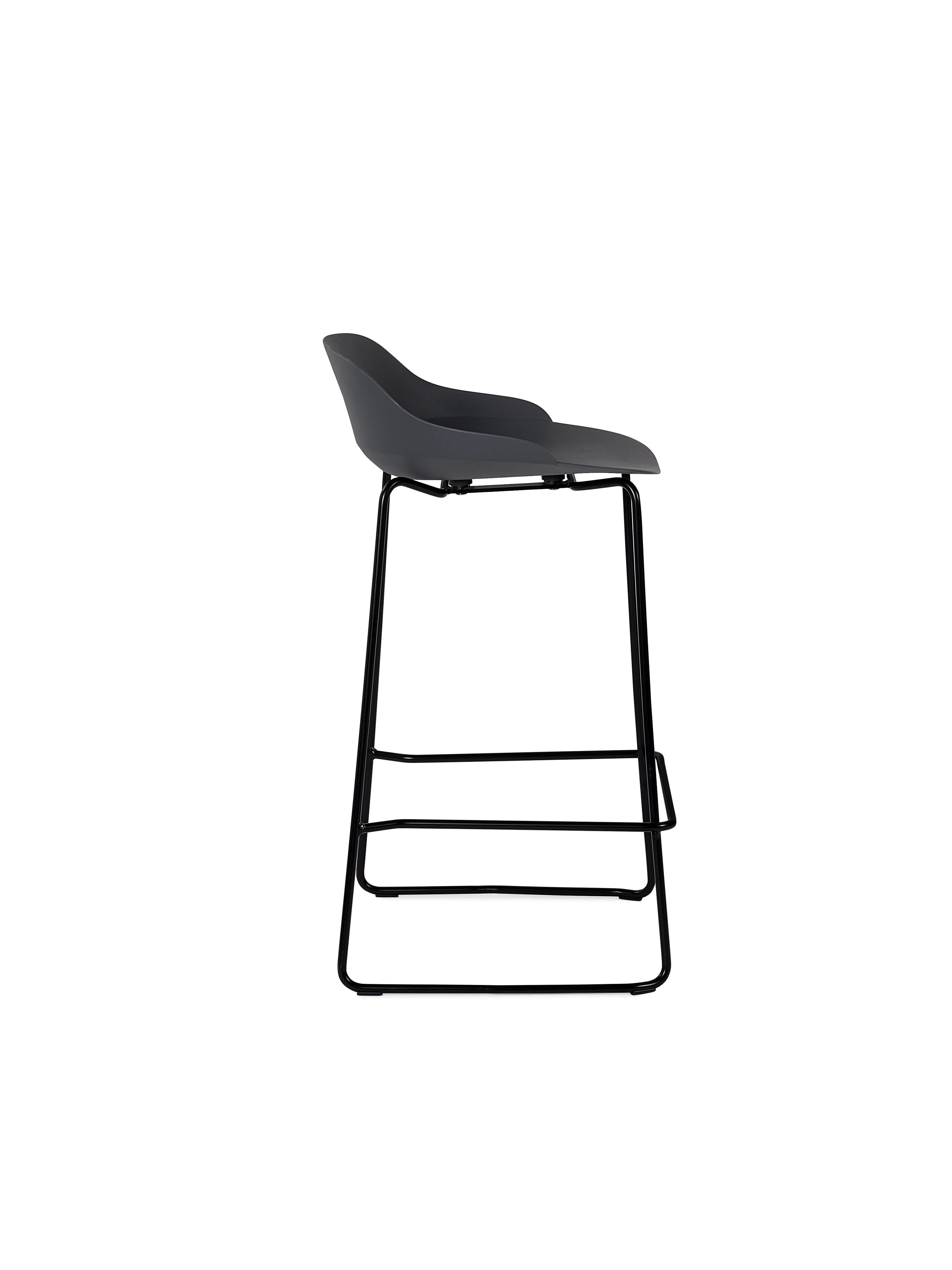 Set Of 2 Rocco Stools – Dark Grey