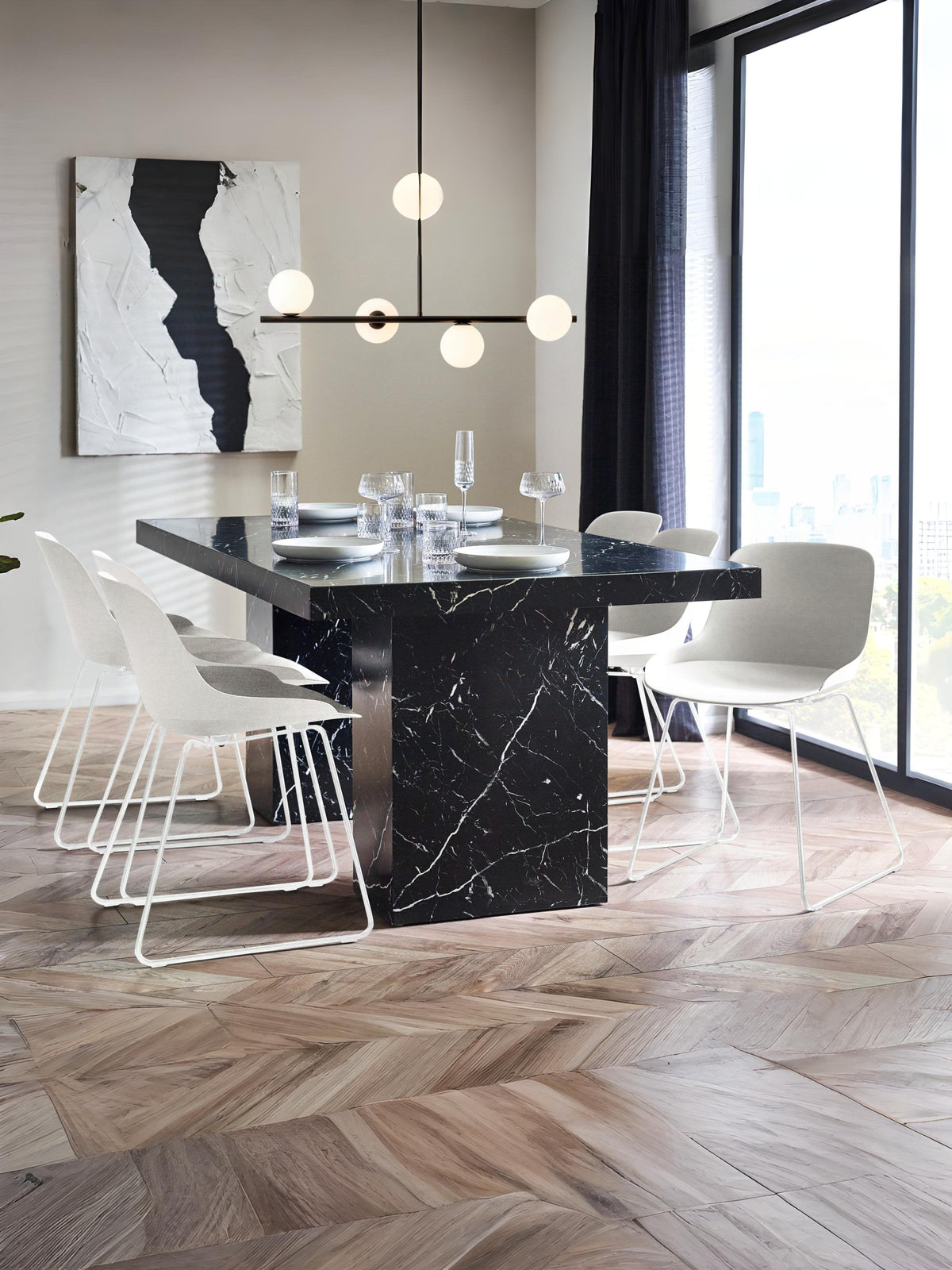 Rome Dining Table - Black
