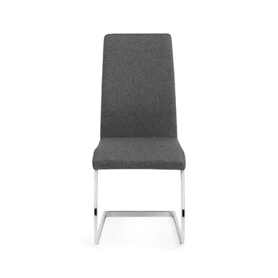 Roma Cantilever Dining Chairs Slate Grey (Set Of 2) – Julian Bowen, view 3