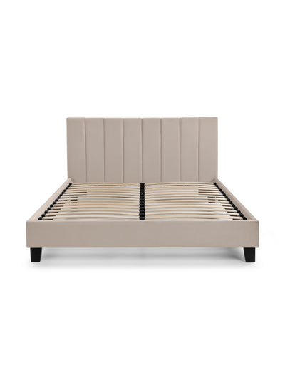Rosa Bed Frame - Cream Velvet – Julian Bowen, view 4