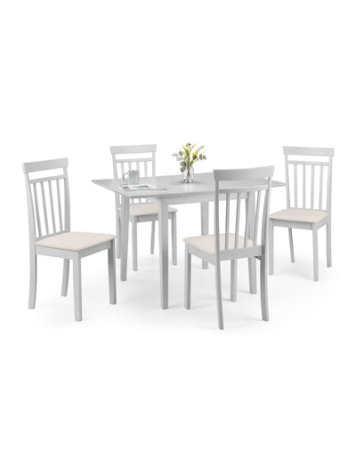 Rufford Grey Table & 4 Grey Coast Chairs