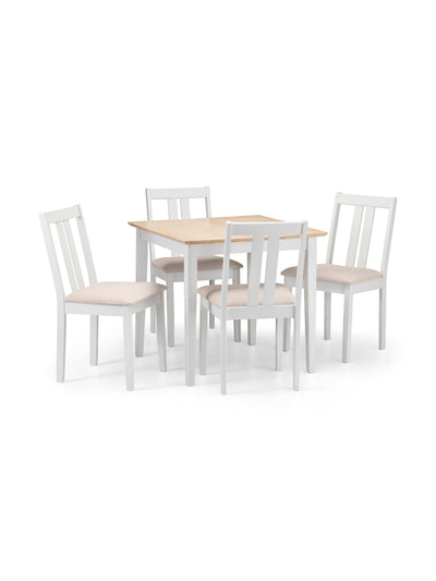 Rufford 2-Tone Dining Table Ivory/Natural