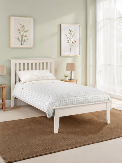 Salerno Shaker Bed - Ivory