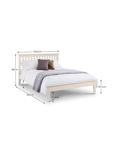 Salerno Shaker Bed - Ivory