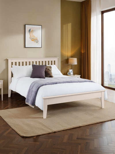 Salerno Shaker Bed - Ivory