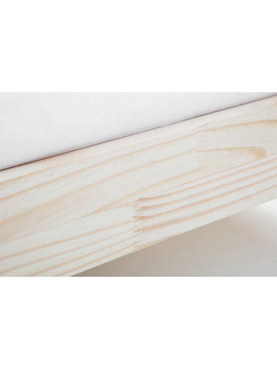 Sami Unfinished Solid Pine Bed – Unfinished Pine