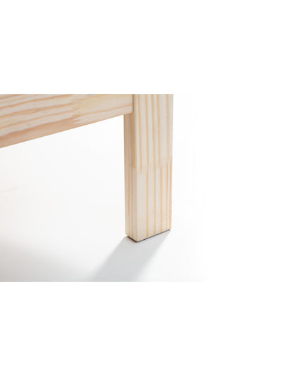 Sami Unfinished Solid Pine Bed – Unfinished Pine