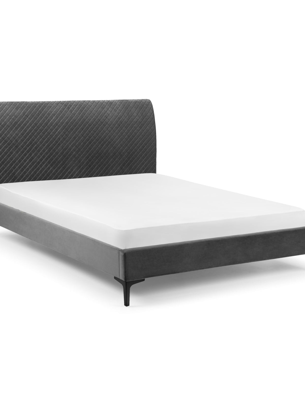 Sanderson Diamond Quilted Velvet Bed