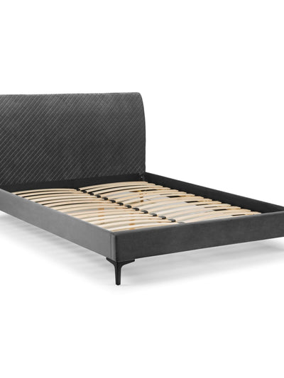Sanderson Diamond Quilted Velvet Bed