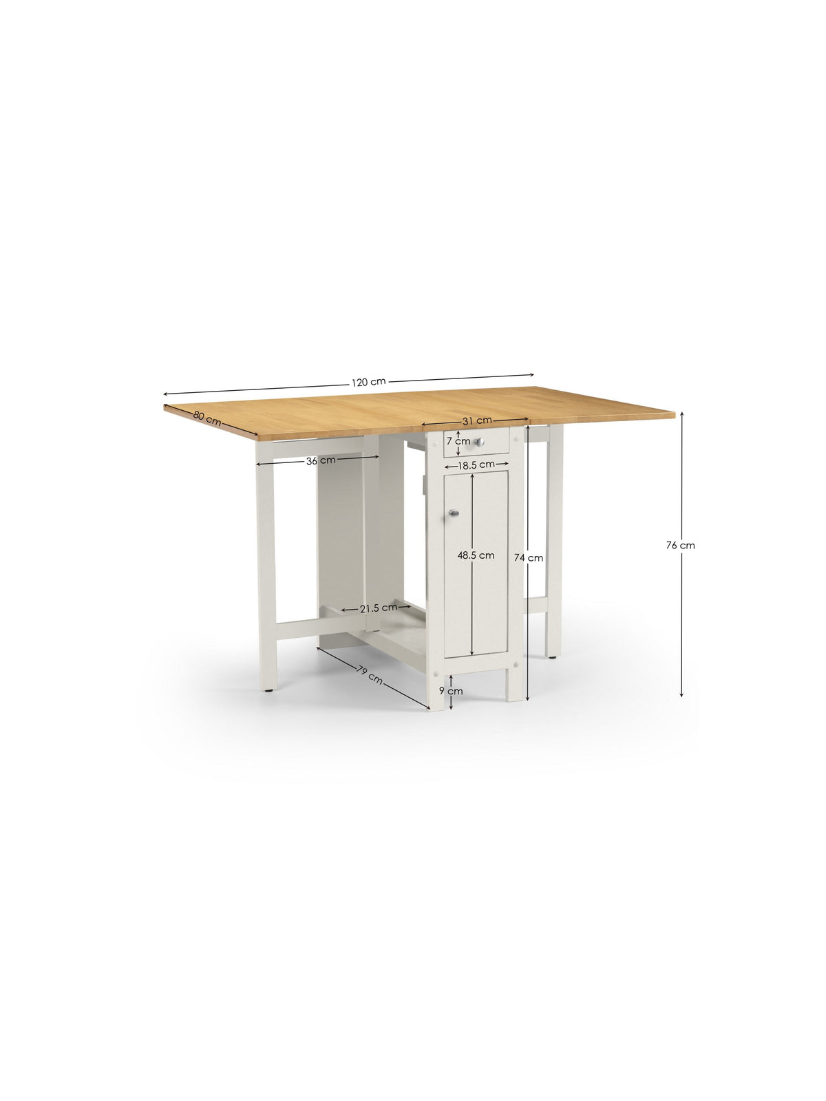 Savoy Dining Set - White/Natural