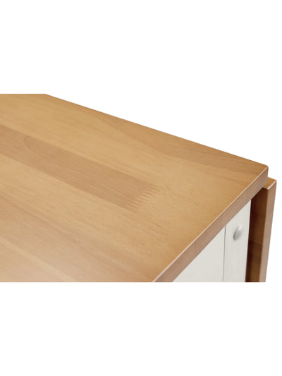 Savoy Dining Set - White/Natural